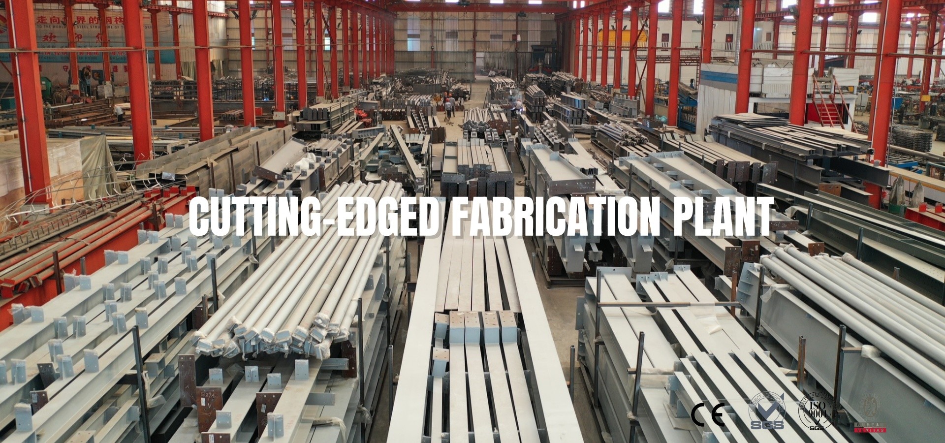 품질 철강 구조 건물 공장