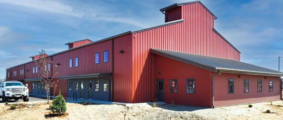 맞춤형 상업용 철강 건물 건설 빠르고 쉬운 설치