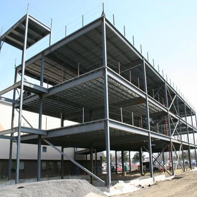 전조 가벼운 철강 창고 건물 건설 2층 철강 구조