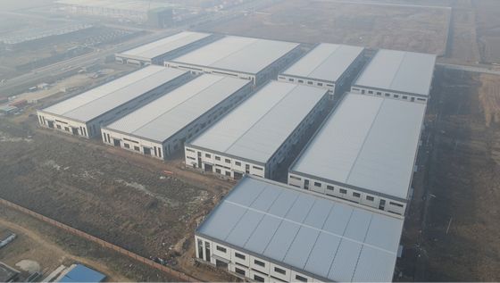 휴대용 전공 철강 구조 프레임 산업 및 상업 건물 창고 작업실