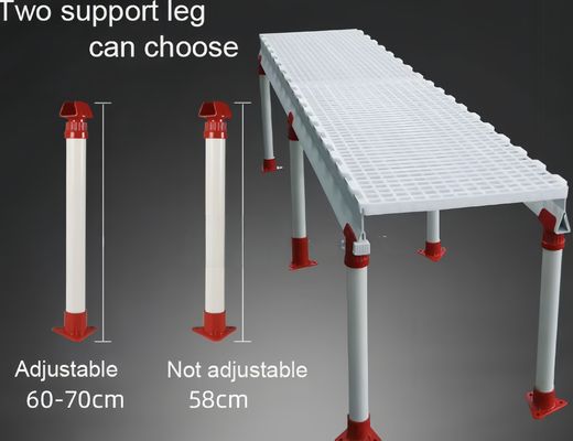 염소 농장 플라스틱 슬래트 바닥 브로일러 하우스 흰색 / 사용자 정의