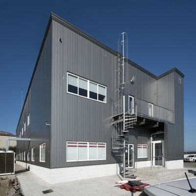 금속 프레임 상업용 조립식 강철 구조 사무실 건물