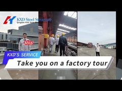 현대식 강철 프레임 아파트 건물 전조 쇼핑몰 금속 창고 건물