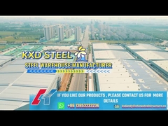 산업용 고층 철강 건물 건설 지진 방지 전조 창고 건물